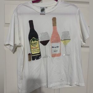 Queen of Sparkles White Cotton Blend Garment